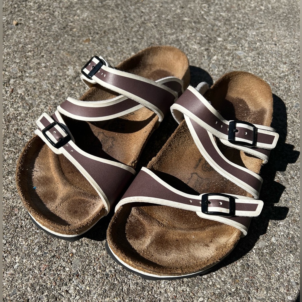 Birkis Multi Strap Salina sandals Size 37
